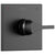 Delta Zura Matte Black Finish Monitor 14 Series Shower Control Only Trim Kit (Requires Valve) DT14074BL