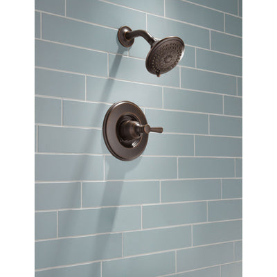 Delta Linden Collection Venetian Bronze Monitor 14 Contemporary Style Single Lever Handle Shower only Faucet Trim (Requires Rough-in Valve) DT14293RB