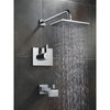 Delta Vero Modern Tub and Shower Combination Faucet with Valve in Chrome D320V