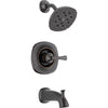 Delta Addison Wall Mount Venetian Bronze Tub and Shower Faucet with Valve D339V