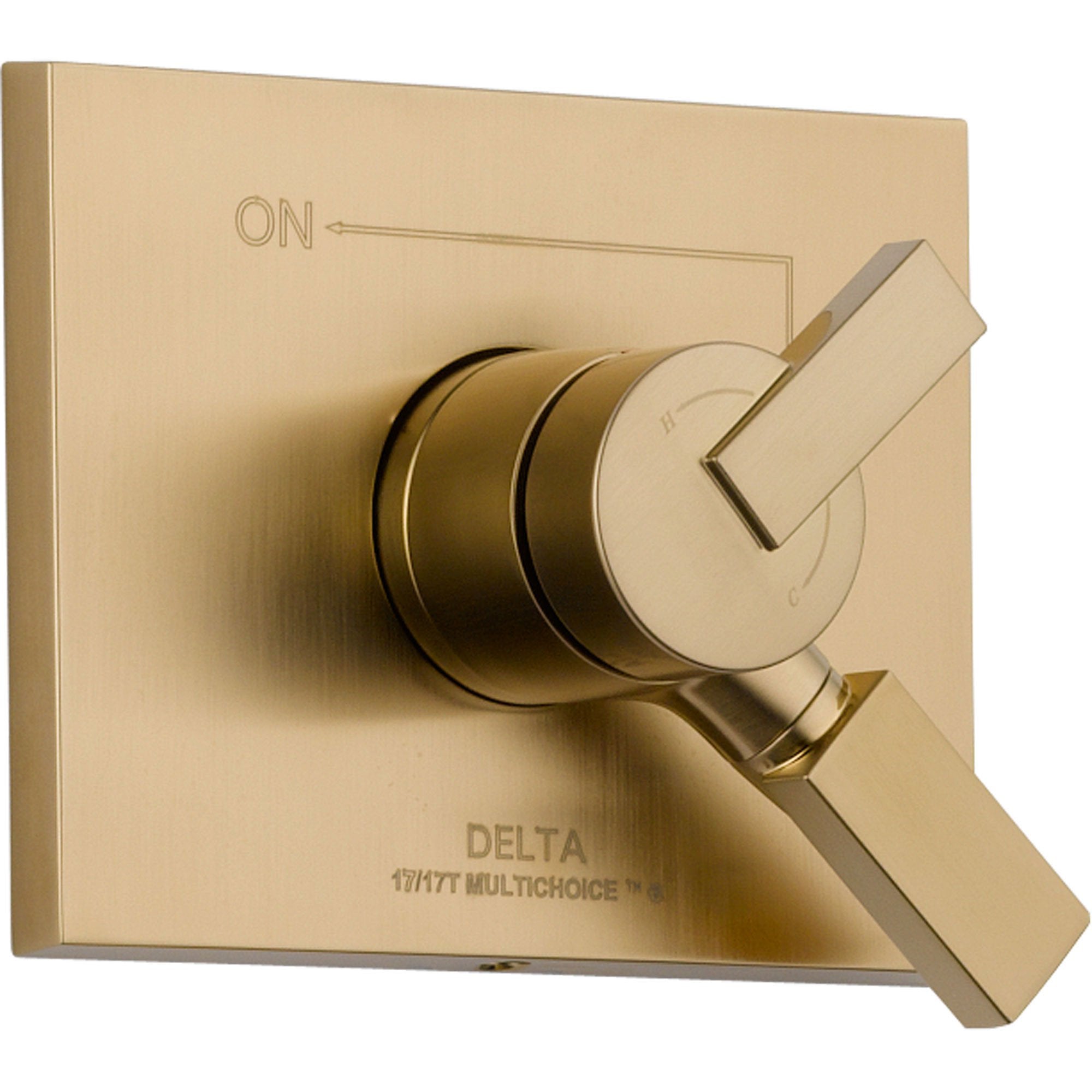 Delta Vero Temperature & Volume Control Champagne Bronze Shower with Valve D084V