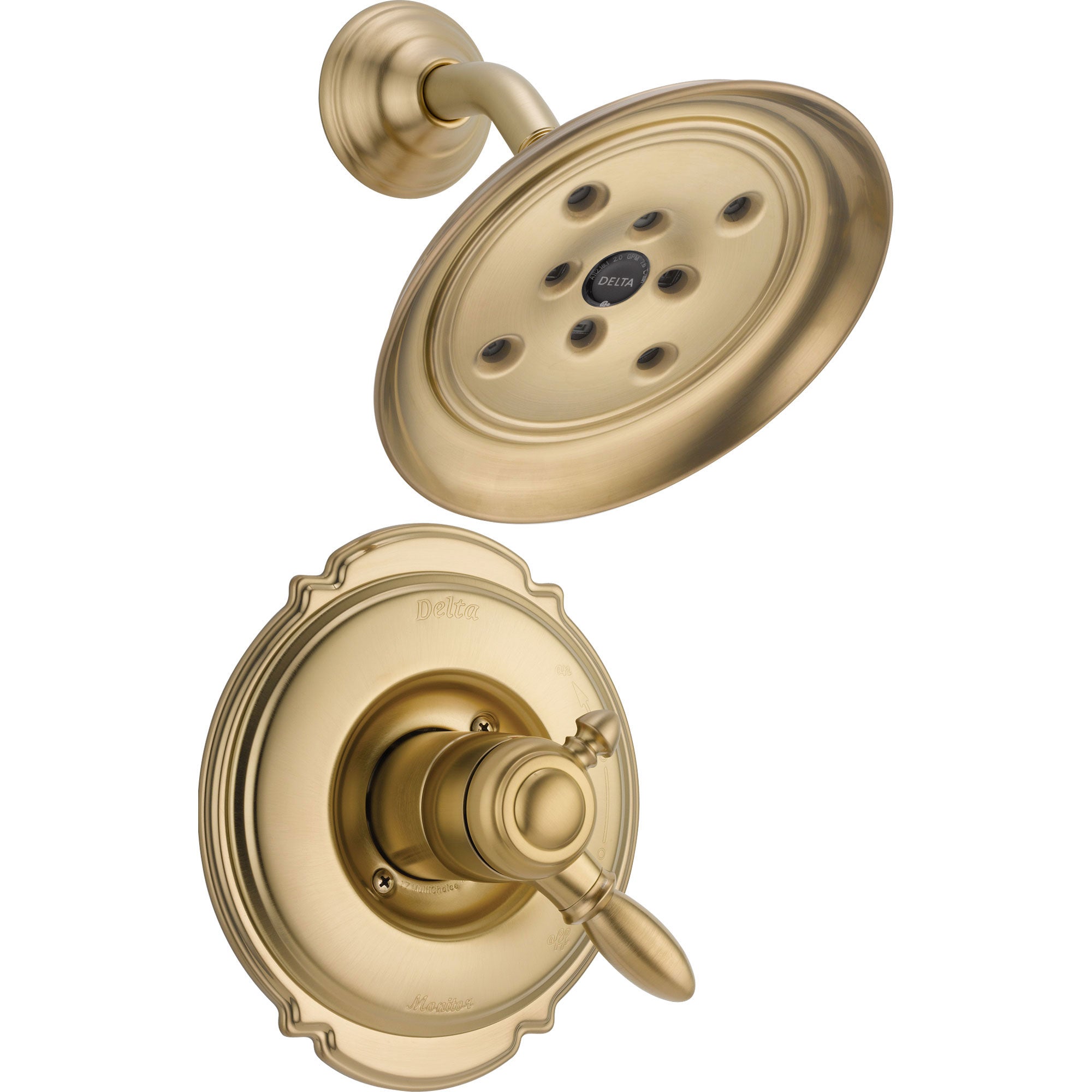 Delta Victorian Dual Control Temp/Volume Champagne Bronze Shower Trim Kit 556026