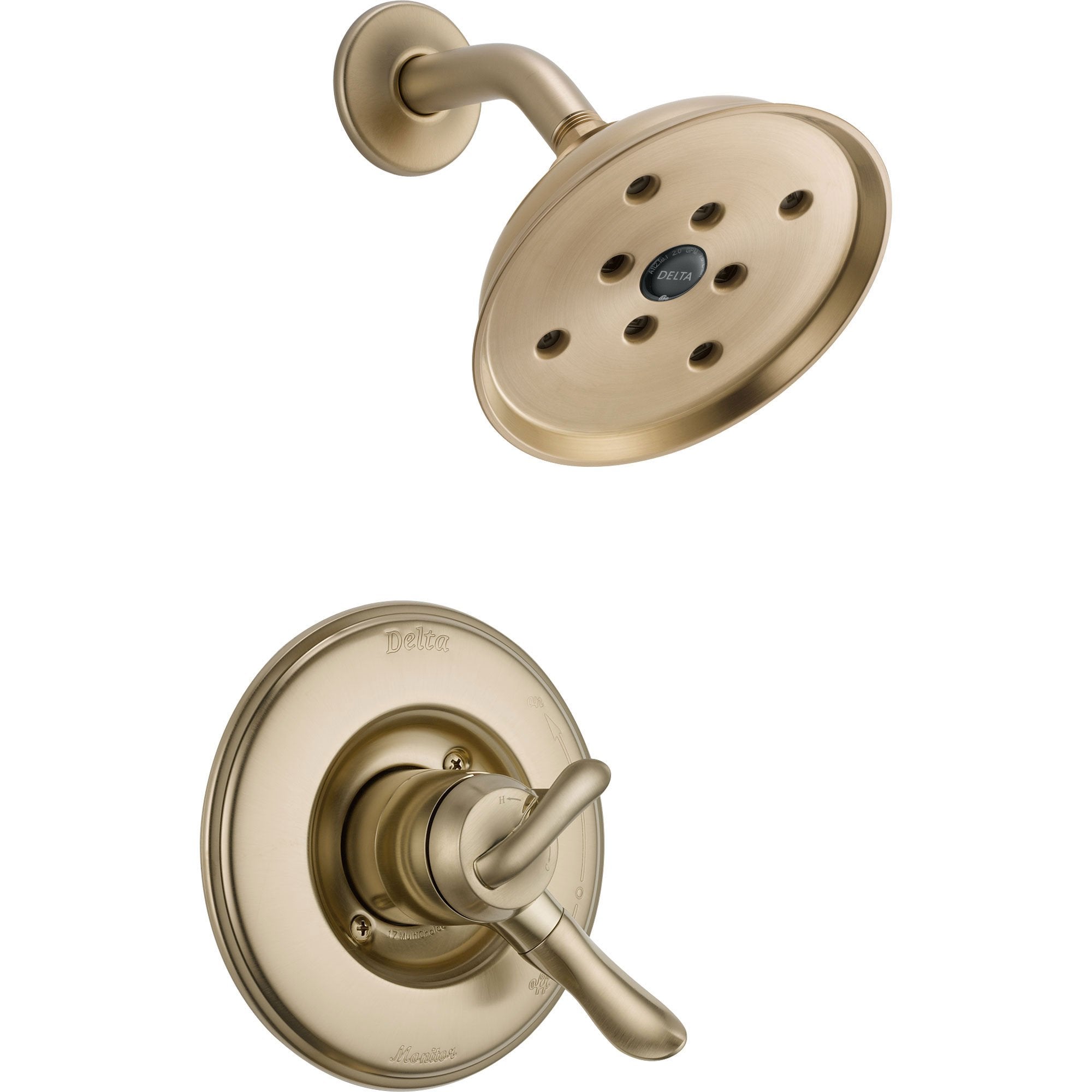 Delta Linden Dual Control Champagne Bronze Shower Only Faucet with Valve D730V