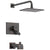 Delta Vero Venetian Bronze Finish Water Efficient Tub & Shower Combo Faucet Includes 17 Series Cartridge, Handles, and Valve without Stops D3345V