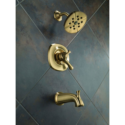 Delta Addison Champagne Bronze 2 Control Temp/Volume Tub and Shower Trim 525018