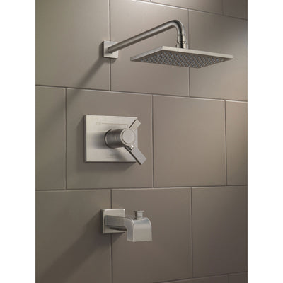 Delta Vero Thermostatic Dual Control Stainless Steel Tub & Shower Trim 521942