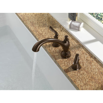 Delta Linden Venetian Bronze Deck Mount Roman Tub Filler Faucet Trim Kit 555624