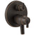 Delta Trinsic Venetian Bronze Monitor 17 Shower Faucet Control Handle with 6-Setting Integrated Diverter Includes Trim Kit and Valve without Stops D2156V