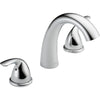 Delta Classic 2-Handle Deck Mount Roman Tub Faucet Trim Only in Chrome 550143