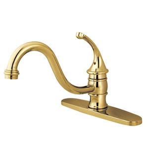 Kingston Brass Georgian Widespread Lavatory Faucet With Pop-Up – Brushed Nickel 2 thumbnail image