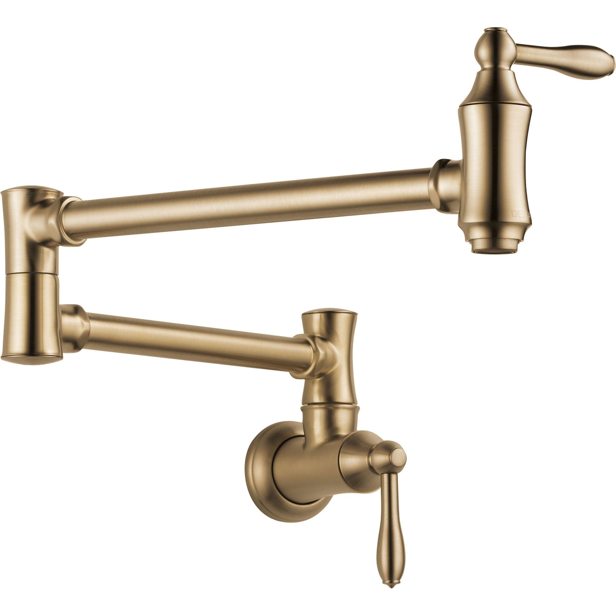 Delta Cassidy Collection Champagne Bronze Single Handle Kitchen Faucet 