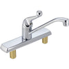 Delta Classic Standard Simple Chrome Single Handle Kitchen Faucet 614836