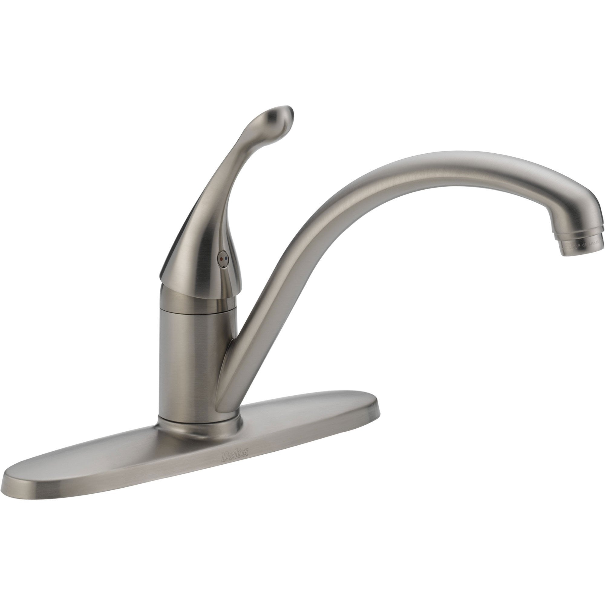 Delta Collins Lever Single Handle Kitchen Faucet in Stainless Steel 465275