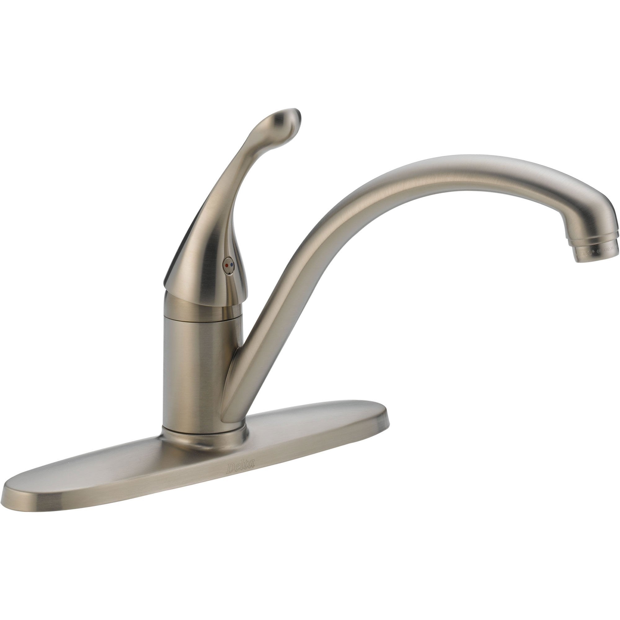 Delta Collins One Handle Stainless Steel Water Efficient Kitchen Faucet 465278