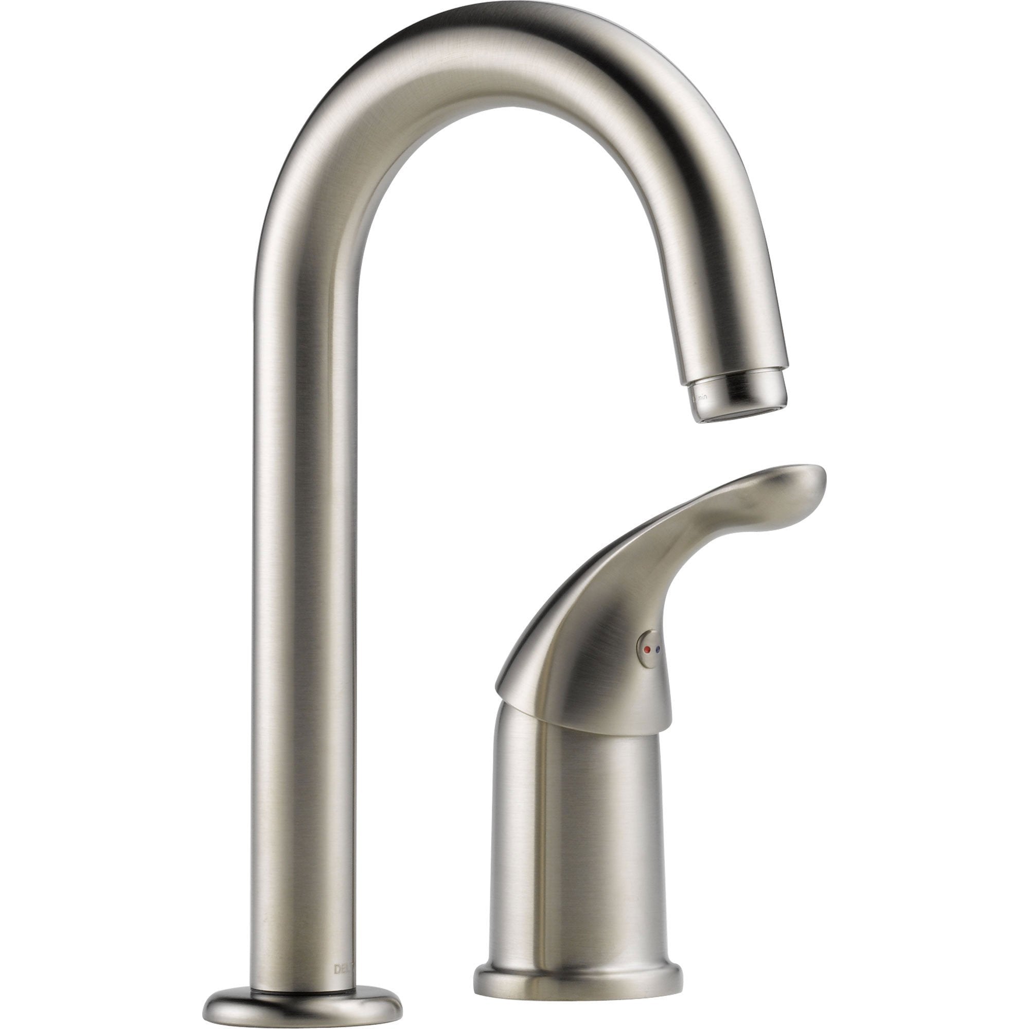 Delta Classic 2 Hole Single Lever Handle Bar Faucet in Stainless Steel 474543