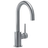 Delta Trinsic Collection Arctic Stainless Steel Finish Single Lever Handle 360-degree Swivel Spout Modern Bar Sink Faucet 729159