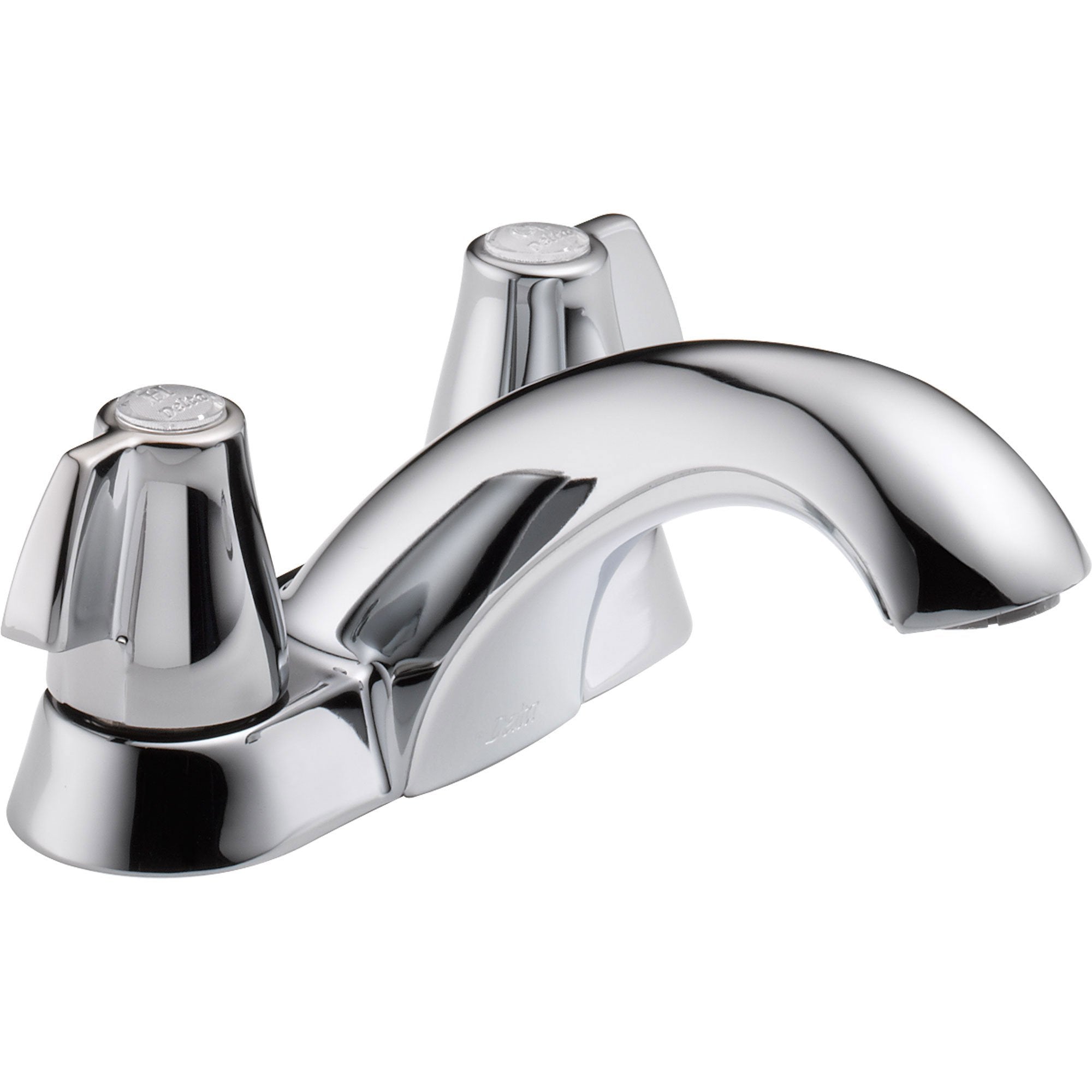 Delta Classic 4" Centerset Chrome Mid-Arc Bathroom Faucet 474252