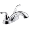Delta Classic 4" Centerset Chrome 2-Handle Mid Arc Bathroom Sink Faucet 555820