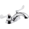 Delta Commercial 4" Centerset Low-Arc Chrome Bathroom Sink Faucet 572909