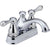 Delta Leland 4" Centerset Chrome Finish Low Arc Bathroom Sink Faucet 474282