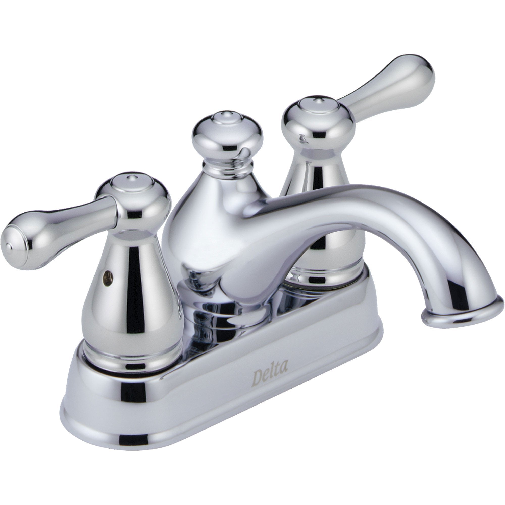 Delta Leland 4" Centerset Chrome Watersense Low Arc Bathroom Sink Faucet 572914