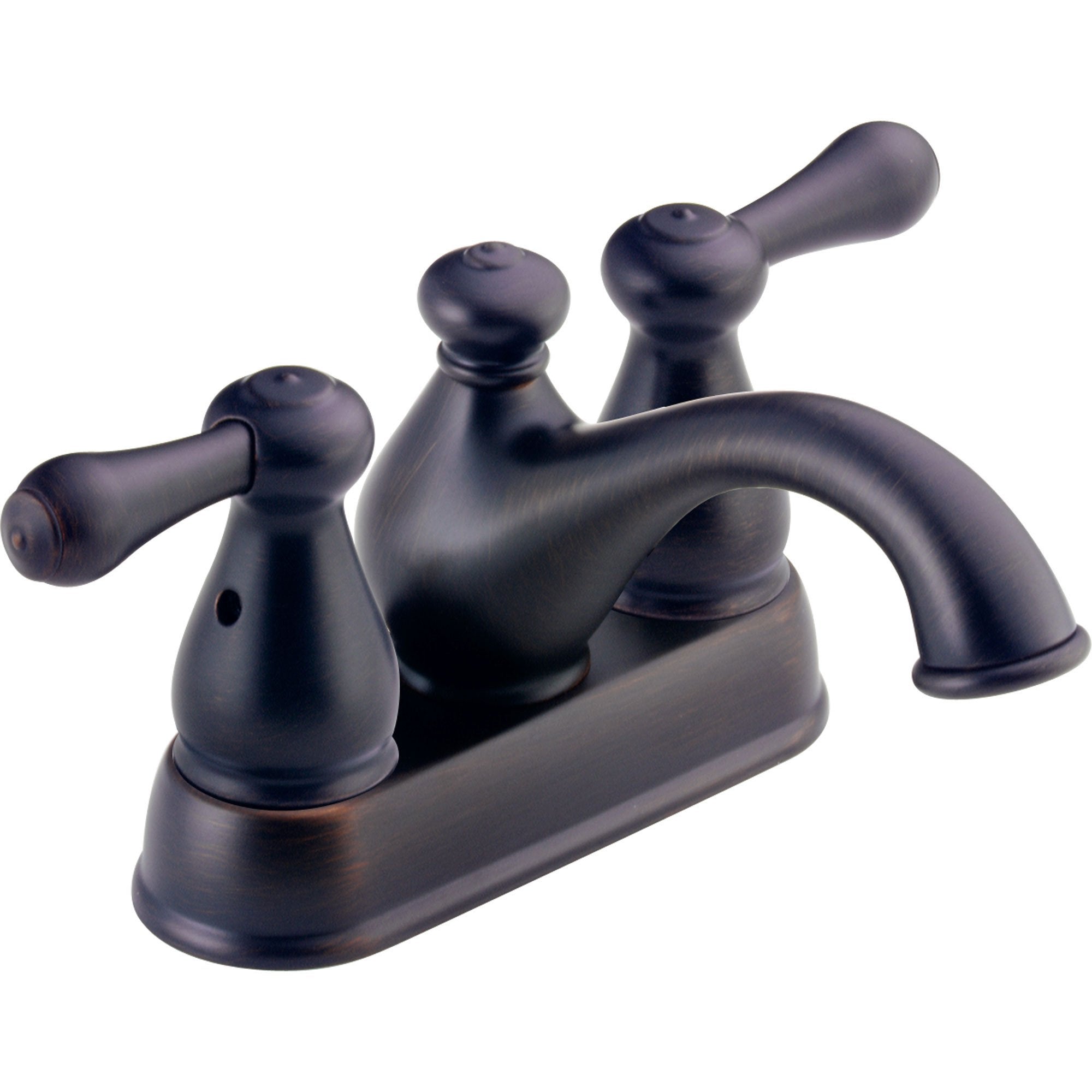Delta Leland 4" Centerset Venetian Bronze Watersense Bathroom Sink Faucet 572915