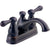 Delta Leland Venetian Bronze 4" Centerset 2-Handle Bathroom Sink Faucet 614859