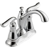 Delta Linden High Arc Chrome Finish 4" Centerset Bathroom Faucet 614870