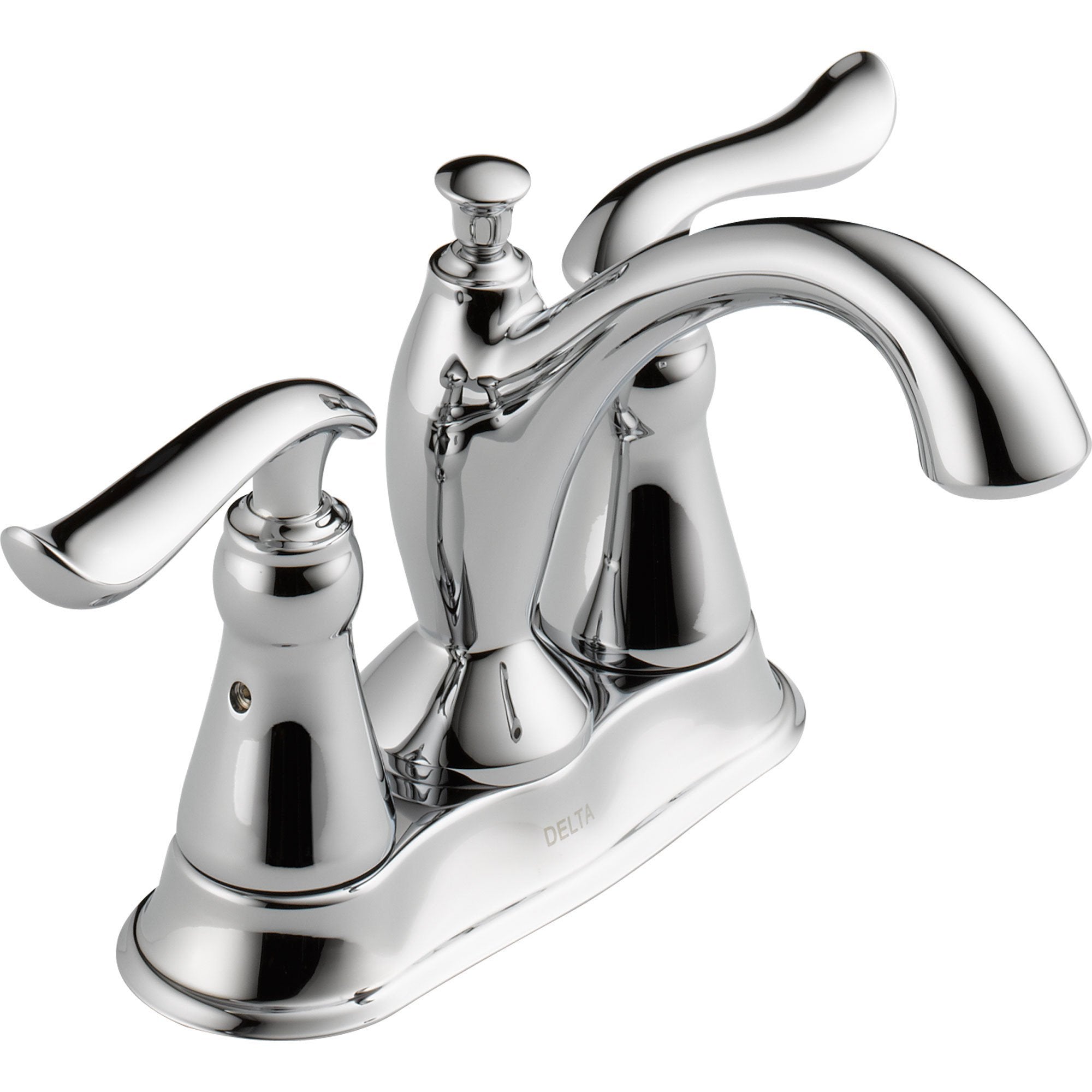 Delta Linden Chrome Finish 4" Centerset Bathroom Sink Faucet 614876