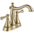 Delta Cassidy Champagne Bronze High Arc 4" Centerset Bathroom Faucet 579507