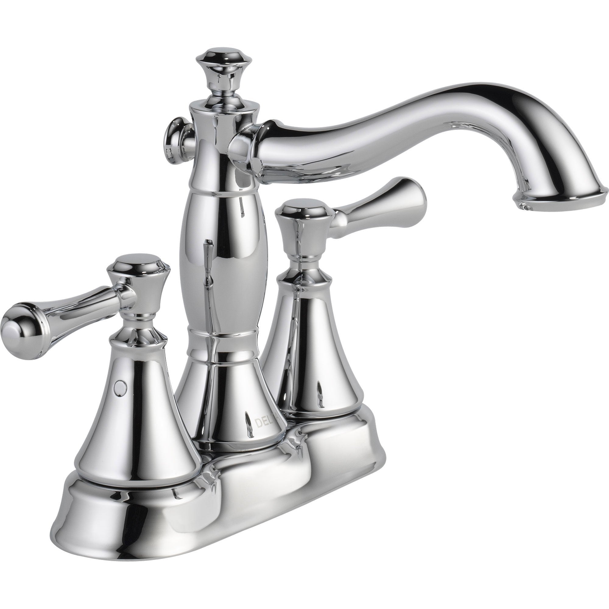 Delta Cassidy Chrome Finish High Arc 4" Centerset Bathroom Faucet 579508