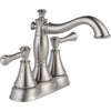 Delta Cassidy Stainless Finish High Arc 4" Centerset Bathroom Faucet 579512