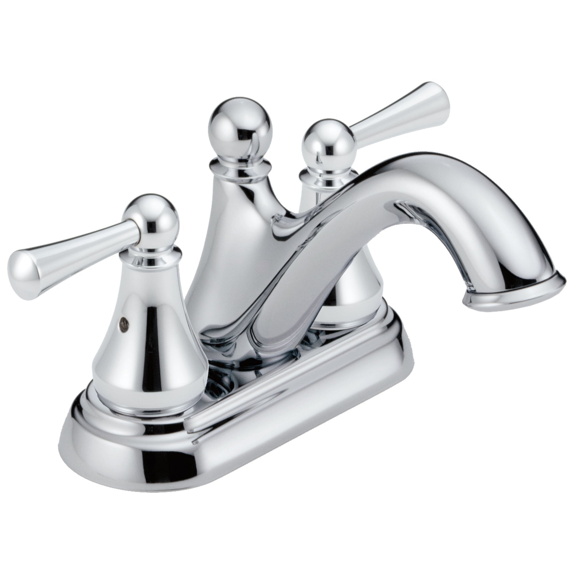 Delta Haywood Collection Chrome Finish Two Lever Handle Centerset Bathroom Sink Faucet 722475