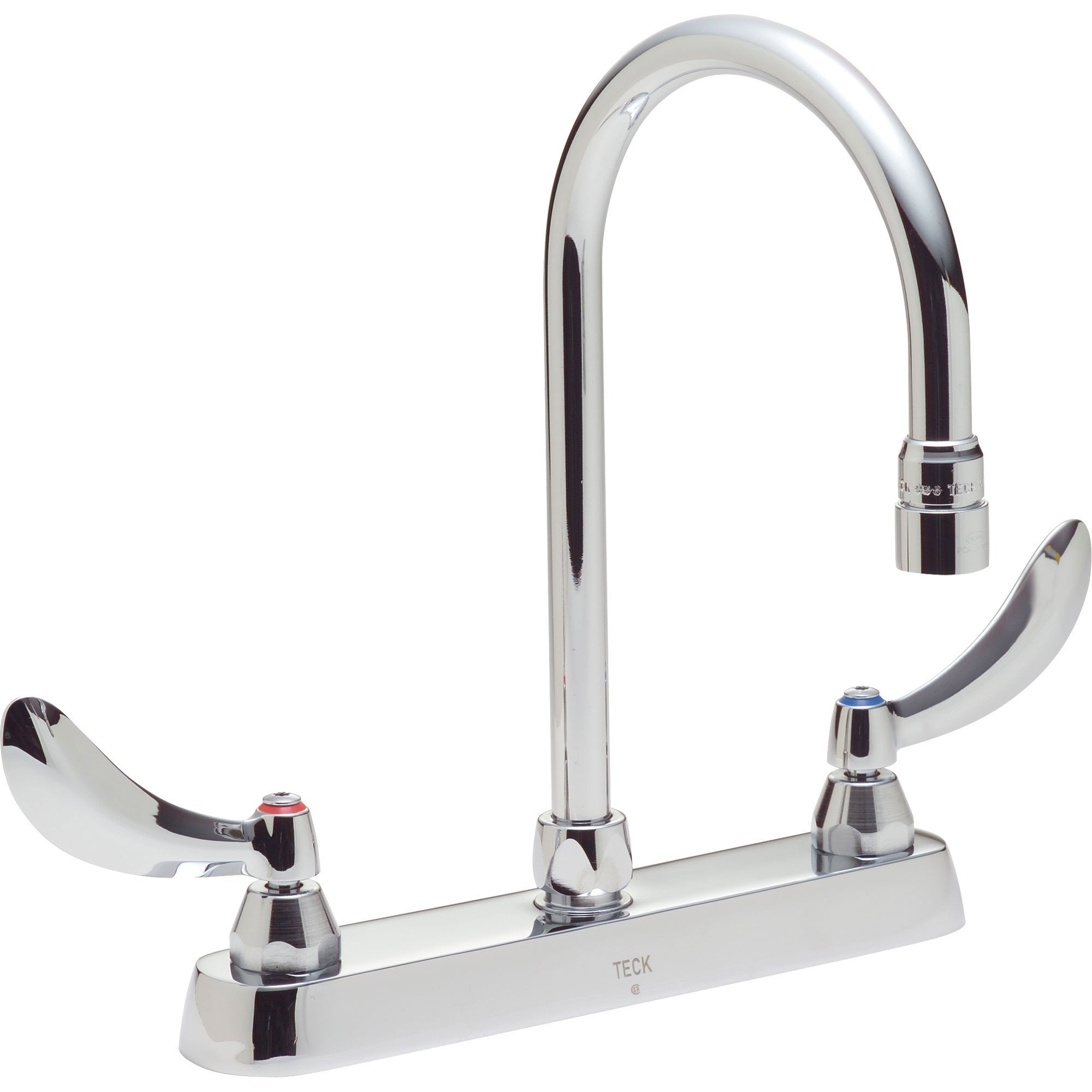 Delta Commercial 8" Centerset 2-Handle High Arc Chrome Kitchen Faucet 608666