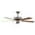 Concord Fans 42" California Energy Saver Oil Brushed Brass Small Ceiling Fan