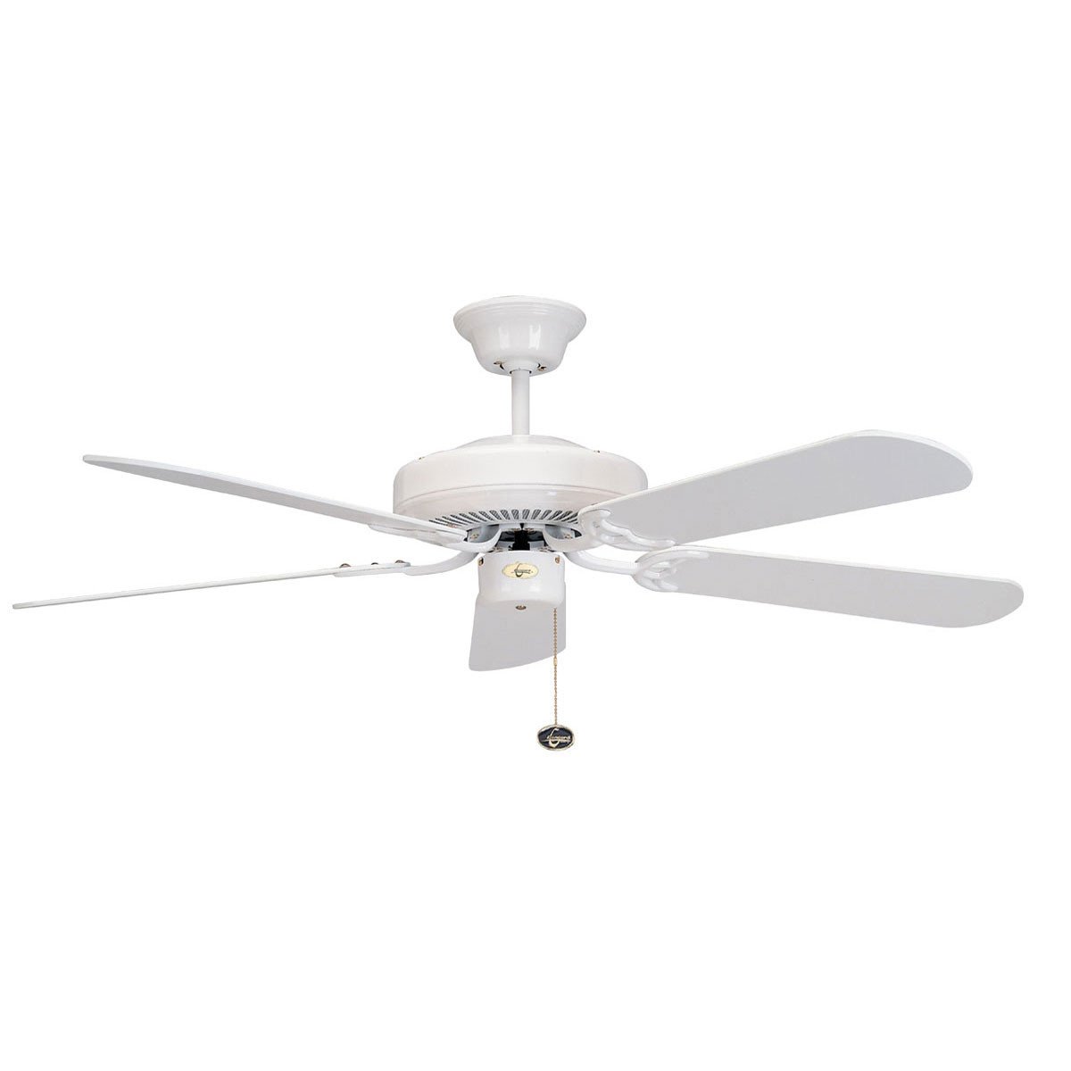 Concord Fans Decorama Energy Saver Modern 52" Small White Ceiling Fan