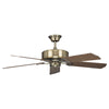 Concord Fans 60" Madison Large Antique Brass Modern Ceiling Fan