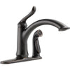 Delta Linden Venetian Bronze Kitchen Faucet with Integral Side Sprayer 542558