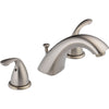 Delta Classic 8" Widespread Mid Arc Stainless Finish Bathroom Faucet 601706