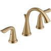 Delta Lahara 4-16" Mini-Widespread Bathroom Faucet in Champagne Bronze 572927
