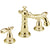 Delta Victorian Polished Brass 8" Widespread High Arc Bathroom Faucet 474239
