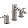 Delta Compel Modern Stainless Finish Widespread High Arc Bathroom Faucet 584024