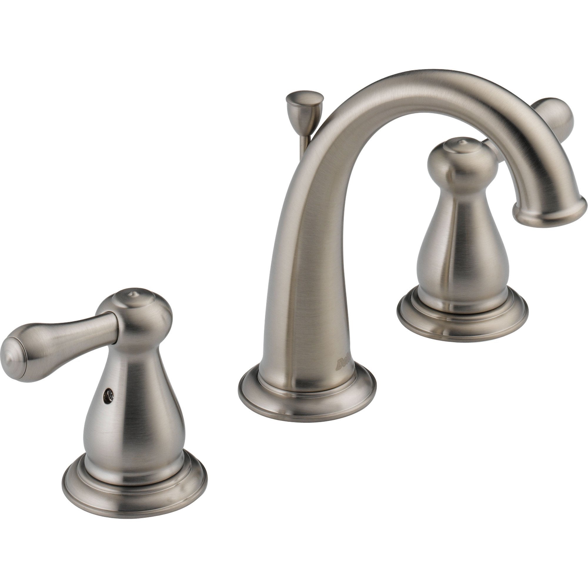Delta Leland 8 in. 2-Handle High Arc Bathroom Faucet in Stainless Finish 572935