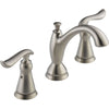 Delta Linden Stainless Steel Finish Widespread Bathroom Sink Faucet 572942
