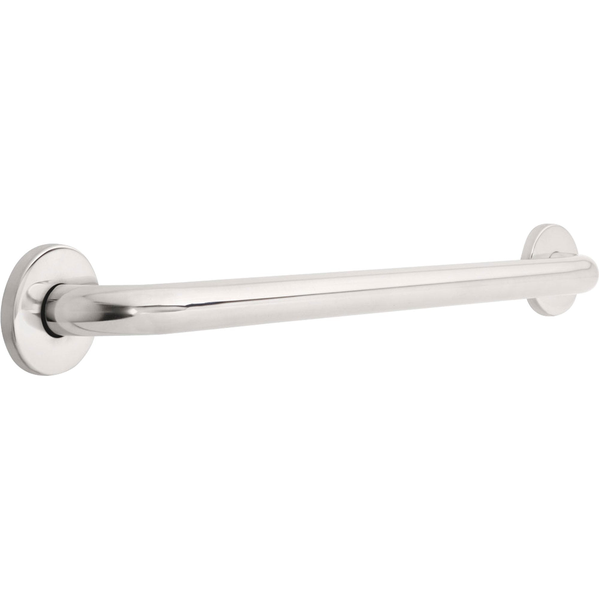 Delta 1-1/4 in. x 24" Bright Stainless Steel Concealed Mount Grab Bar 567686