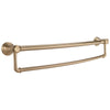 Delta Bath Safety Collection Champagne Bronze Finish Traditional Style Double 24" Towel Bar with Bathroom Assist Grab Bar D41319CZ