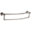 Delta Bath Safety Collection Polished Nickel Finish Traditional Style Double 24" Towel Bar with Bathroom Assist Grab Bar D41319PN