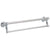 Delta Bath Safety Collection Chrome Finish Transitional Style Dual 24" Towel Bar with Assist Grab Bar D41419