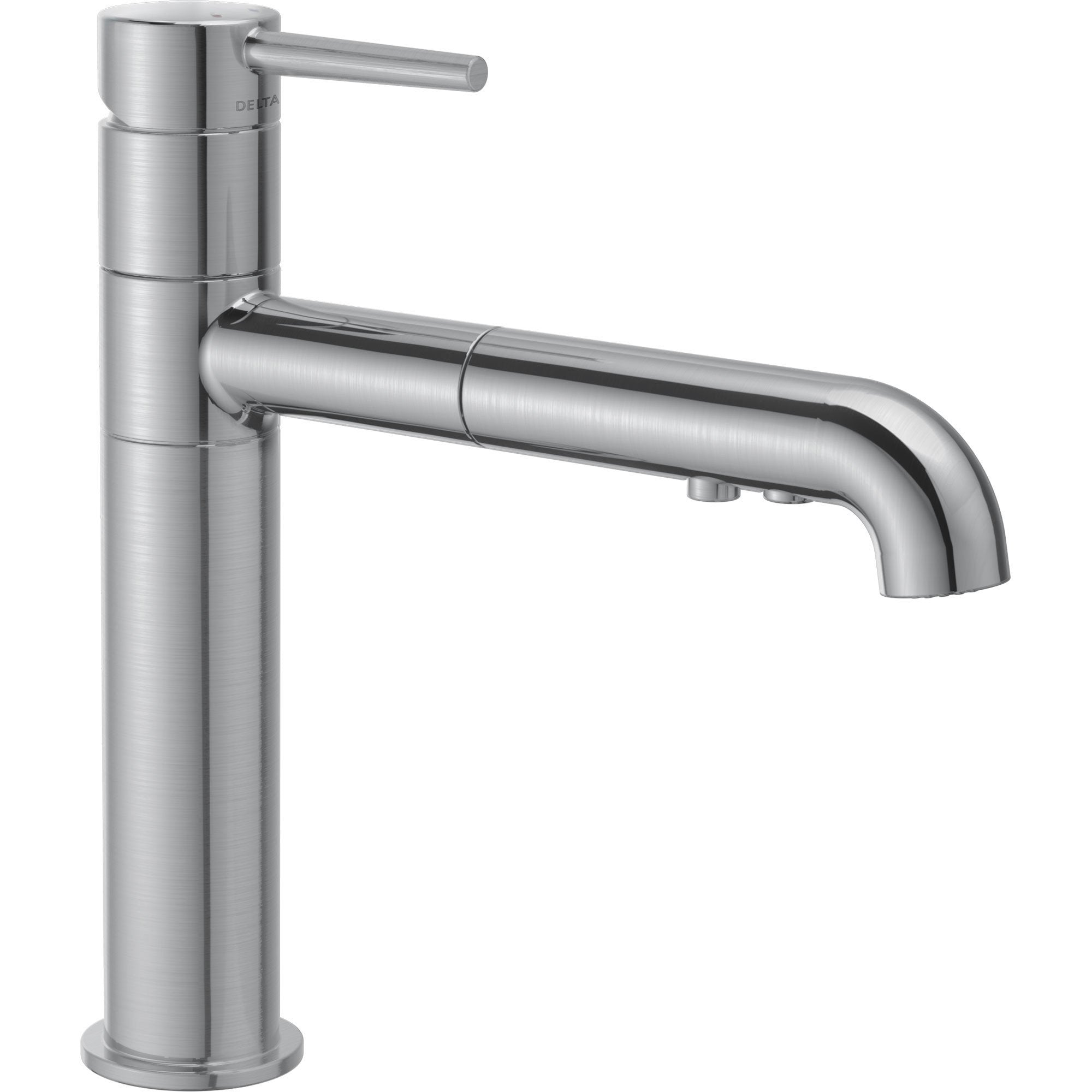 Delta Trinsic Modern Arctic Stainless Pull-Out Sprayer Kitchen Faucet 641547