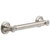 Delta Bath Safety Collection Stainless Steel Finish Traditional Decorative ADA Approved Short 12" Grab Bar Handle for Bathroom or Shower D41612SS